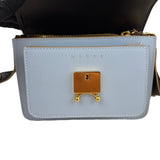 Pre-owned marni-medium-colorblocked-leather-trunk-shoulder-crossbody-bag-front