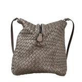 Pre-owned bottega-veneta-intrecciato-cesta-dark-brown-tote-bag-front