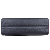 Pre-owned louis-vuitton-empreinte-saint-sulpice-chain-shoulder-bag-red-black-front