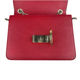 Pre-owned gucci-small-dollar-interlocking-g-red-crossbody-bag-front