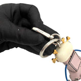 Prada Cheer Robot Keychain In Light Pink