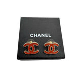 Chanel CC Stud Earrings