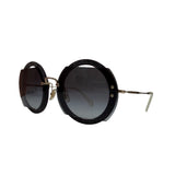 Pre-owned Miu Miu MU 06SS - VYU5D1 Dark Violet Sunglasses main image