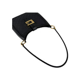 Gucci Black Canvas Aphrodite Logo Shoulder Bag