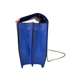 Bvlgari Blue Leather Medium Serpenti Forever Shoulder Bag