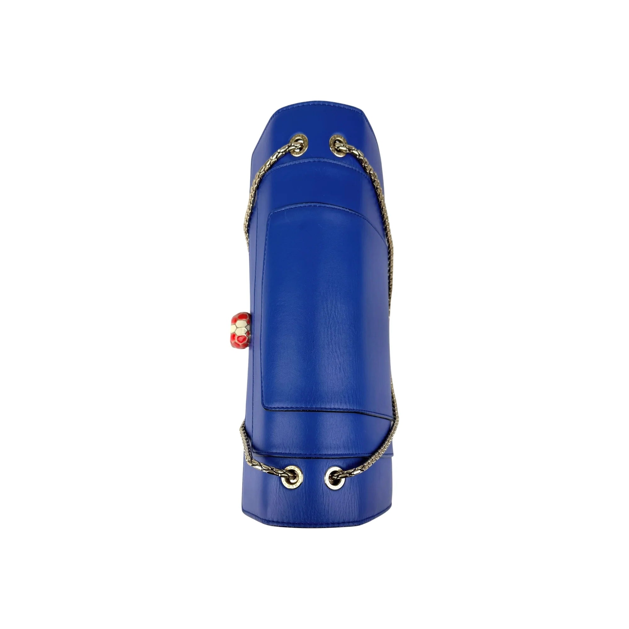 Bvlgari Blue Leather Medium Serpenti Forever Shoulder Bag