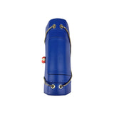Bvlgari Blue Leather Medium Serpenti Forever Shoulder Bag