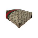 Gucci Beige GG Coated Canvas Medium Ophidia Web Messenger Bag