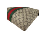 Gucci Beige GG Coated Canvas Medium Ophidia Web Messenger Bag