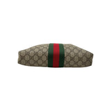 Gucci Beige GG Coated Canvas Medium Ophidia Web Messenger Bag
