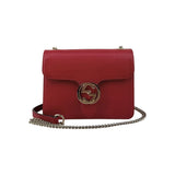 Gucci Dollar Red Interlocking G Shoulder Bag
