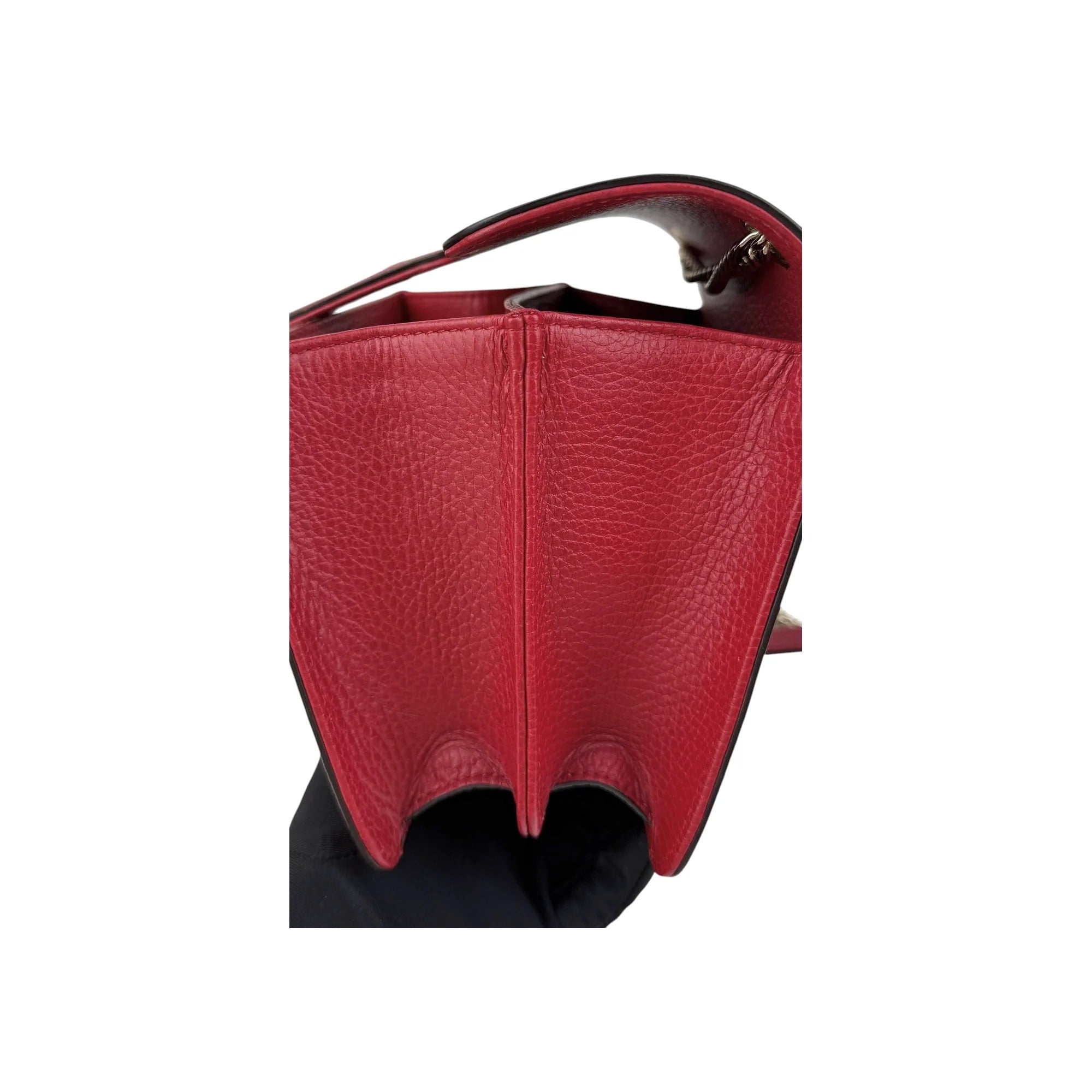 Gucci Dollar Red Interlocking G Shoulder Bag