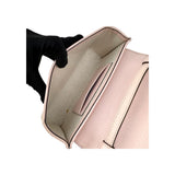 Gucci Monogram Jumbo GG Textured Calfskin Mini Padlock Top Handle Shoulder Bag