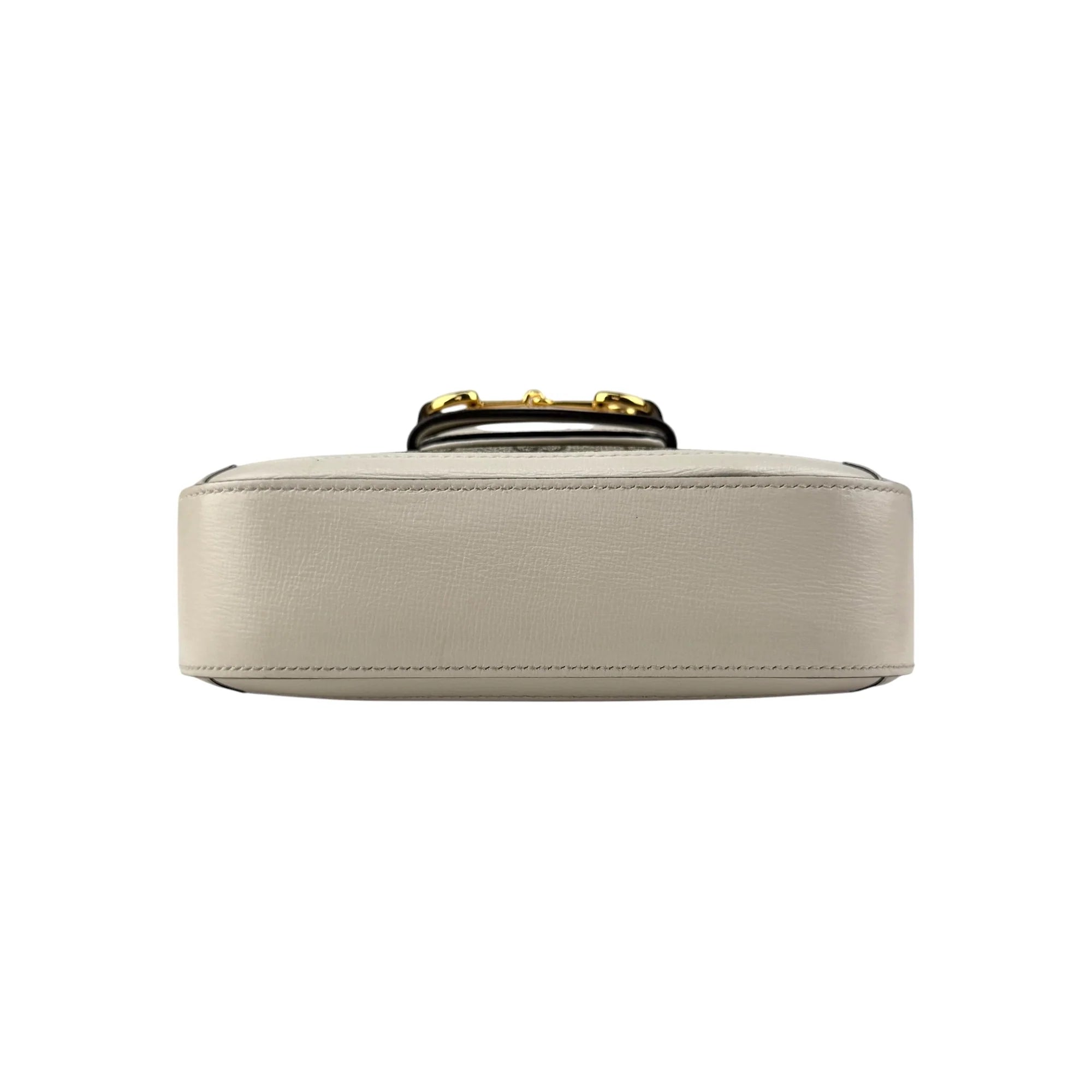 Gucci Beige Leather Horsebit 1955 Crossbody Bag