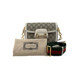 Gucci Beige Leather Horsebit 1955 Crossbody Bag