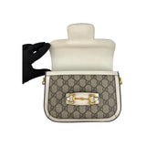 Gucci Beige Leather Horsebit 1955 Crossbody Bag