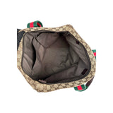 Gucci Beige/Ebony GG Canvas Diaper Bag Tote Bag