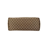 Gucci Beige/Ebony GG Canvas Diaper Bag Tote Bag