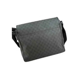 Gucci Black GG Imprime Messenger Bag