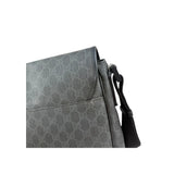 Gucci Black GG Imprime Messenger Bag