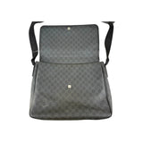 Gucci Black GG Imprime Messenger Bag