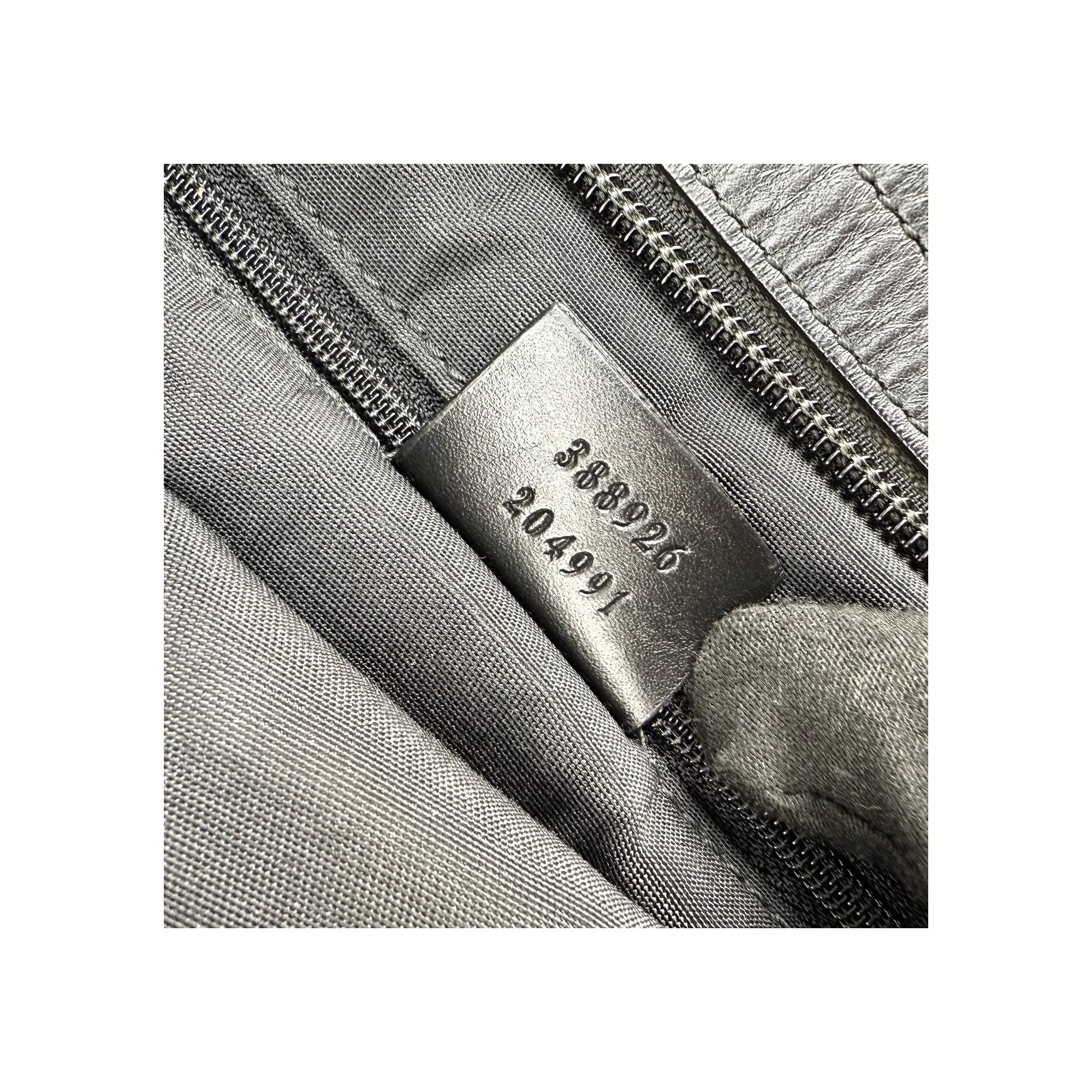 Gucci Beige Ebony GG Canvas and Leather Messenger Bag