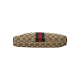 Gucci Beige Ebony GG Canvas and Leather Messenger Bag