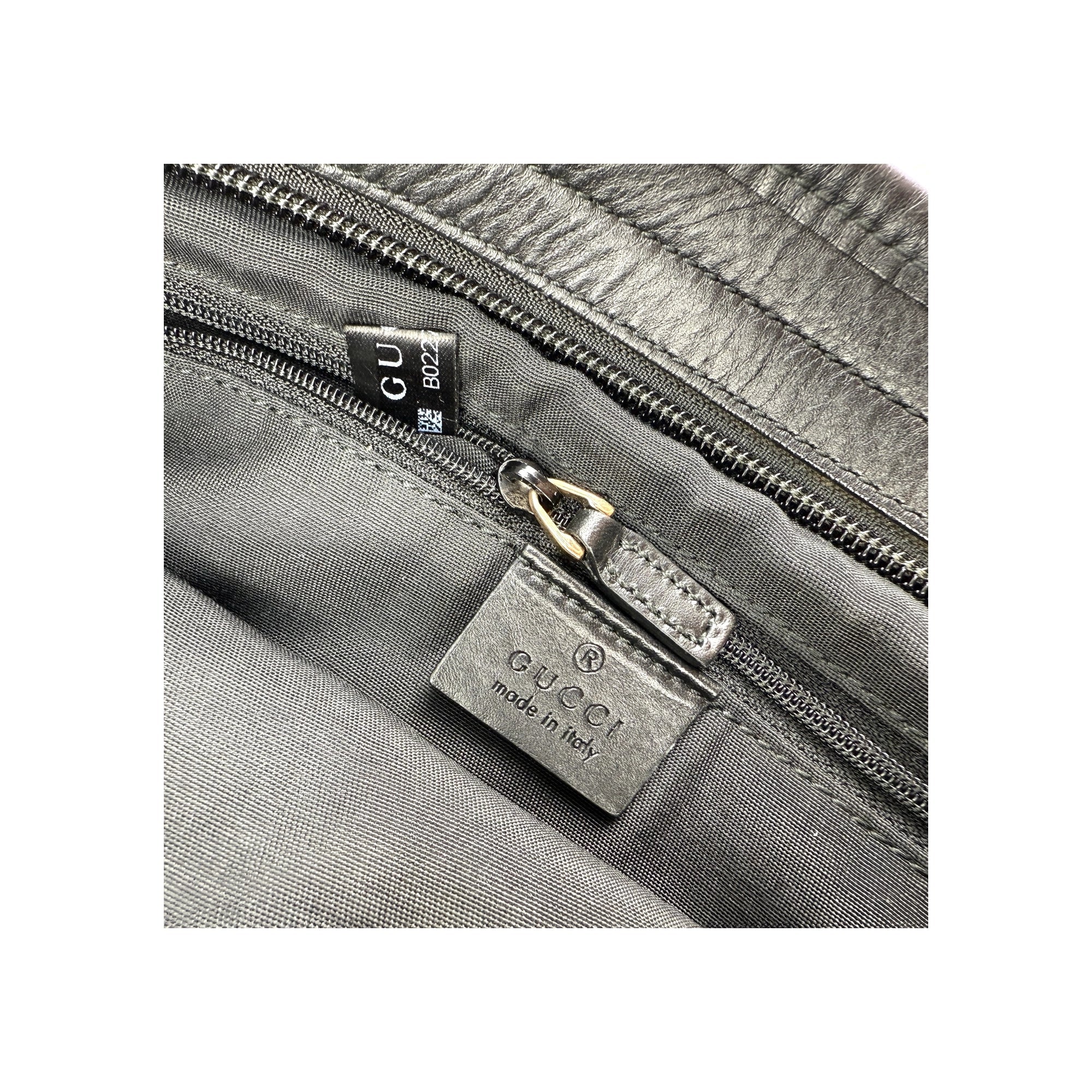 Gucci Beige Ebony GG Canvas and Leather Messenger Bag