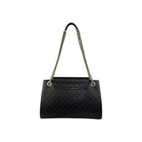 Gucci Black Guccissima Leather Large Emily Chain Shoulder Bag