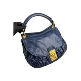 Miu Miu Matelassé Vitello Leather City Handbag