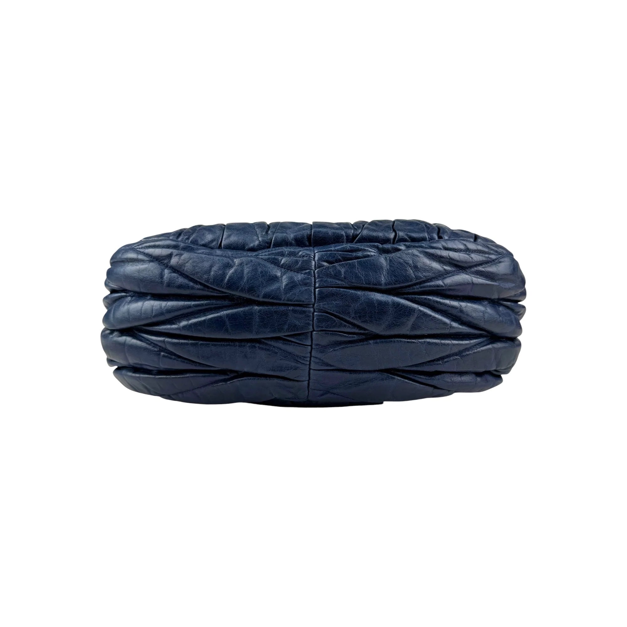 Miu Miu Matelassé Vitello Leather City Handbag