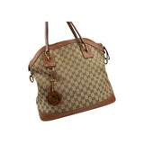 Gucci Bicolor GG Interlocking Dome Satchel Bag