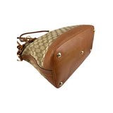 Gucci Bicolor GG Interlocking Dome Satchel Bag