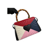 Gucci Multicolor Quilted Leather Queen Margaret Bamboo Bee Shoulder Bag