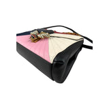 Gucci Multicolor Quilted Leather Queen Margaret Bamboo Bee Shoulder Bag