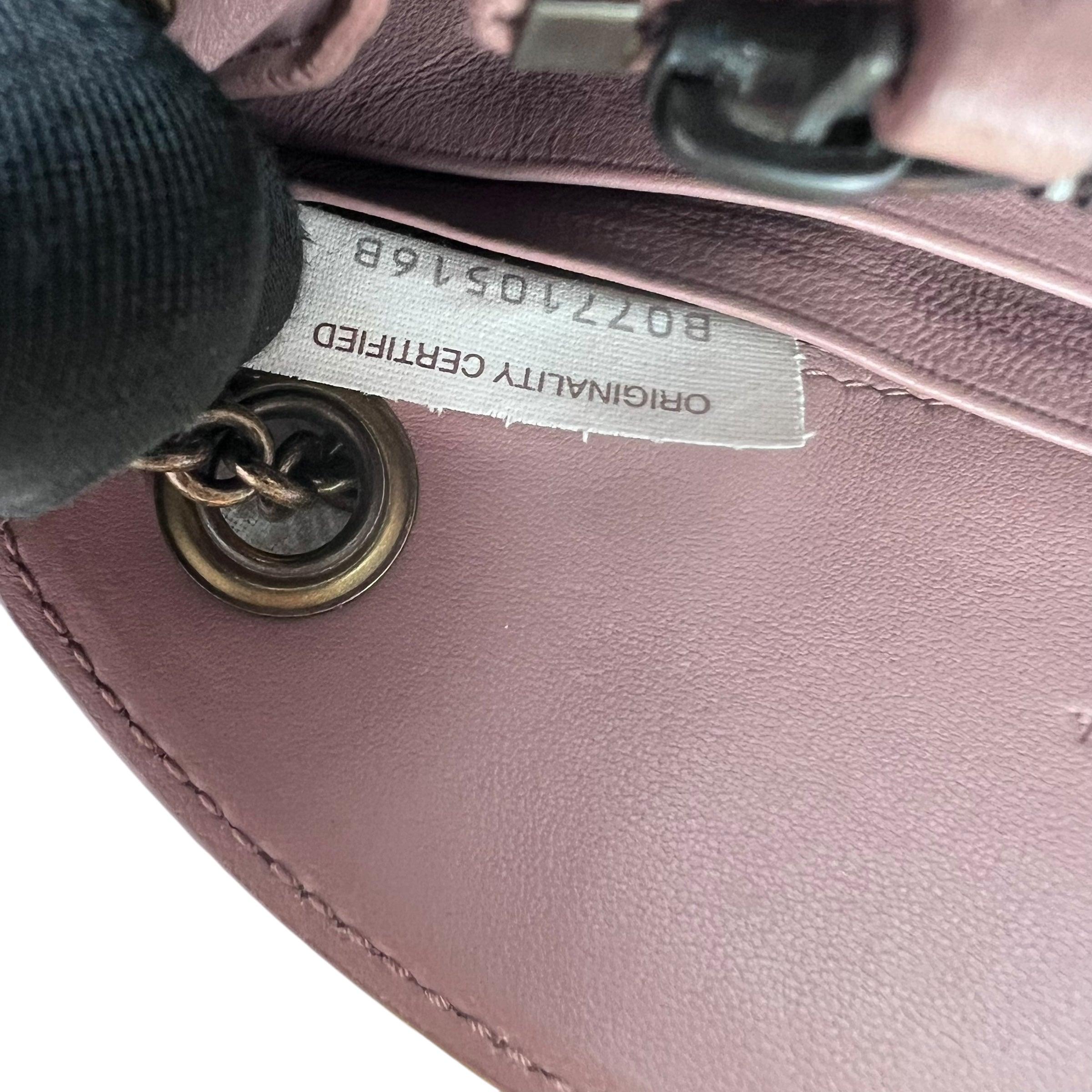 Pre-owned bottega-veneta-intrecciato-leather-shoulder-bag-front