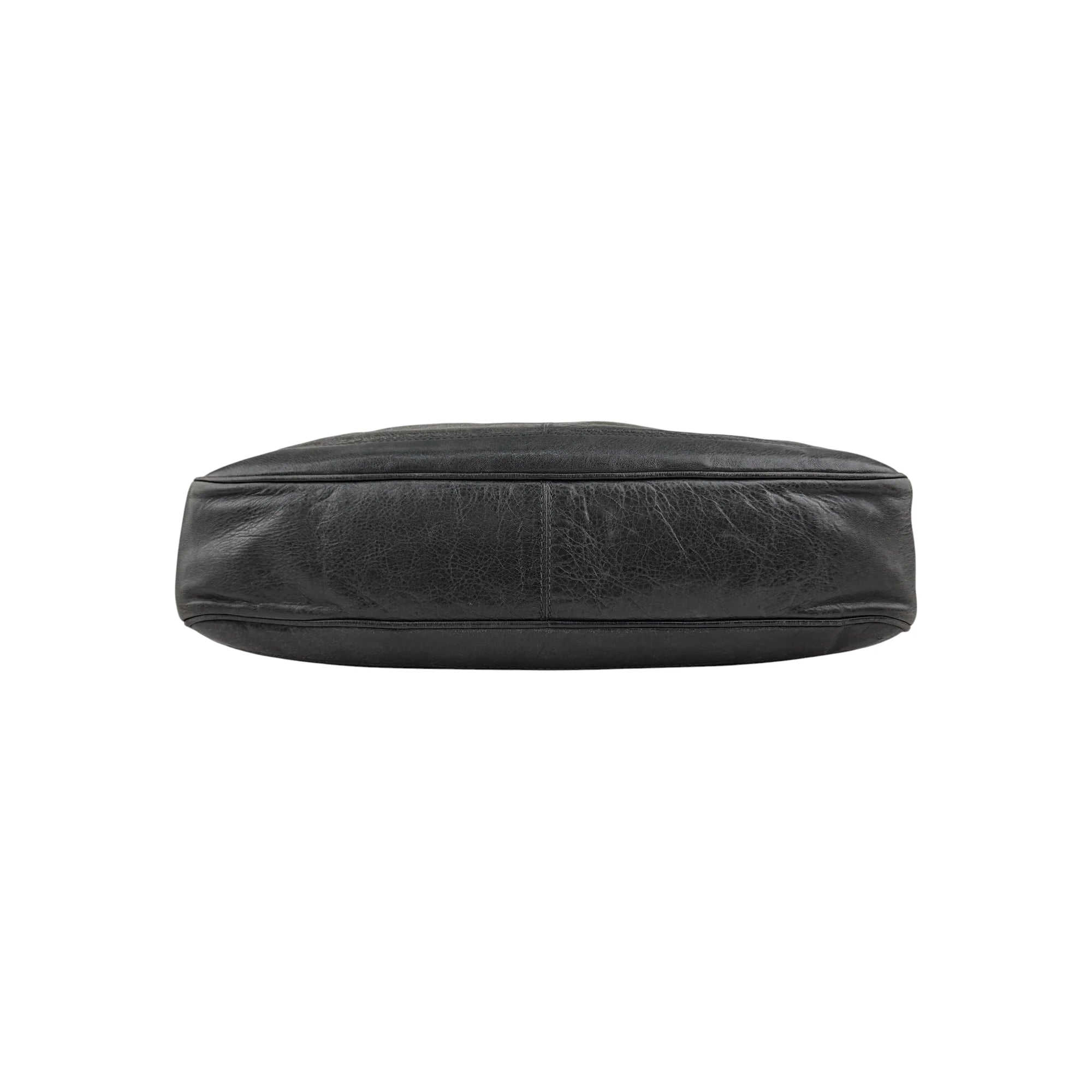 Balenciaga Grey Lambskin Leather Squash M Duffle Bag