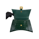 Balenciaga Hourglass Small handbag in dark green