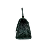 Balenciaga Hourglass Small handbag in dark green