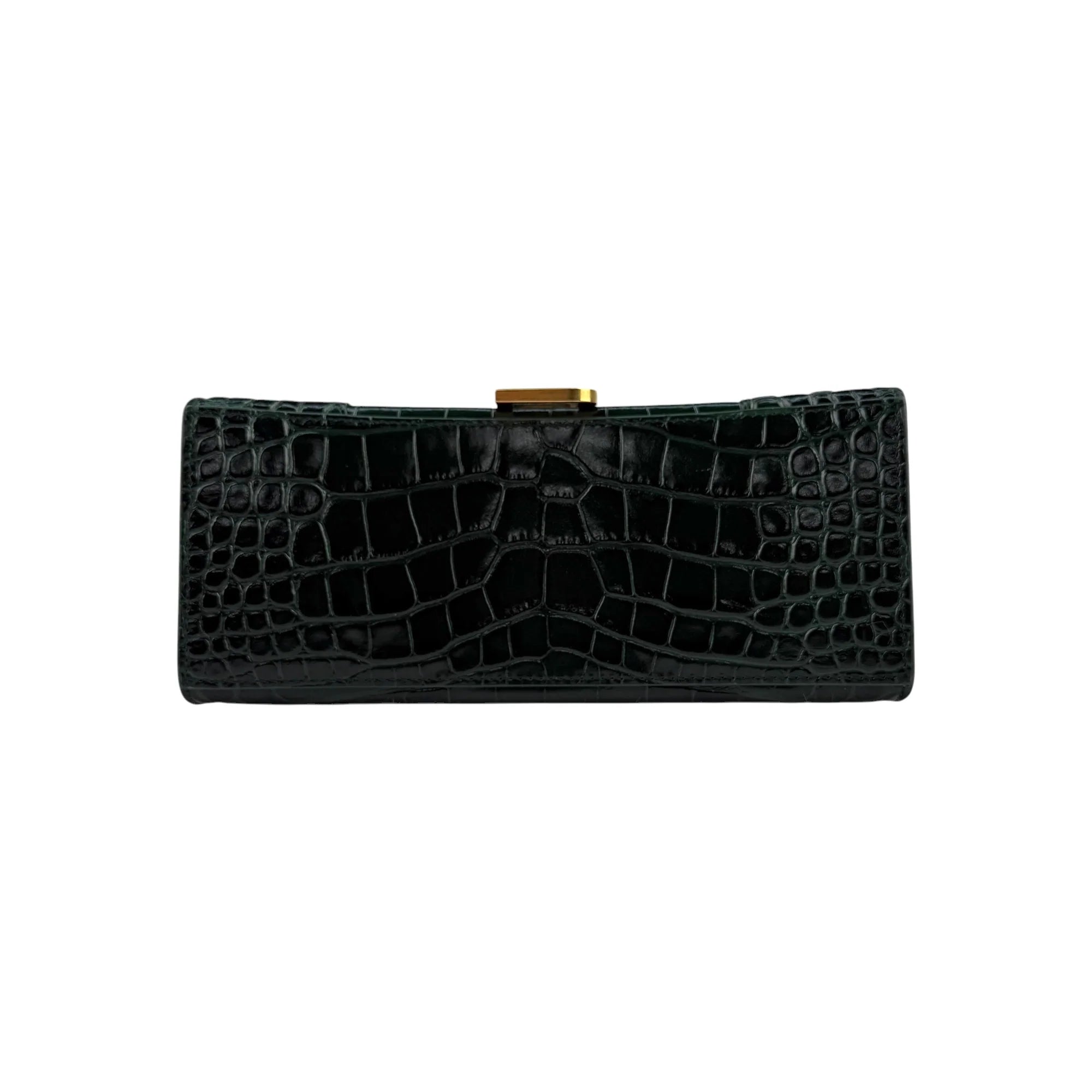 Balenciaga Hourglass Small handbag in dark green