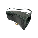 Balenciaga Hourglass Small handbag in dark green