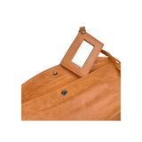 Balenciaga Light Orange Leather Giant Envelope Clutch