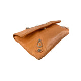 Balenciaga Light Orange Leather Giant Envelope Clutch