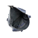 Balenciaga Navy Lambskin Leather City Briefcase Bag