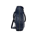 Balenciaga Navy Lambskin Leather City Briefcase Bag