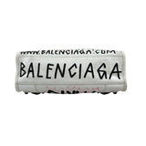 balenciaga agneau graffiti all over classic hardware mini city white multicolor bottom