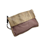 Bottega Veneta Intrecciato Leather and Karung Leather Shoulder Bag