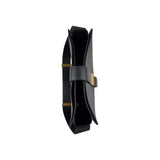 Bottega Veneta Marie Shoulder Bag Black Suede Leather Gold Hardware
