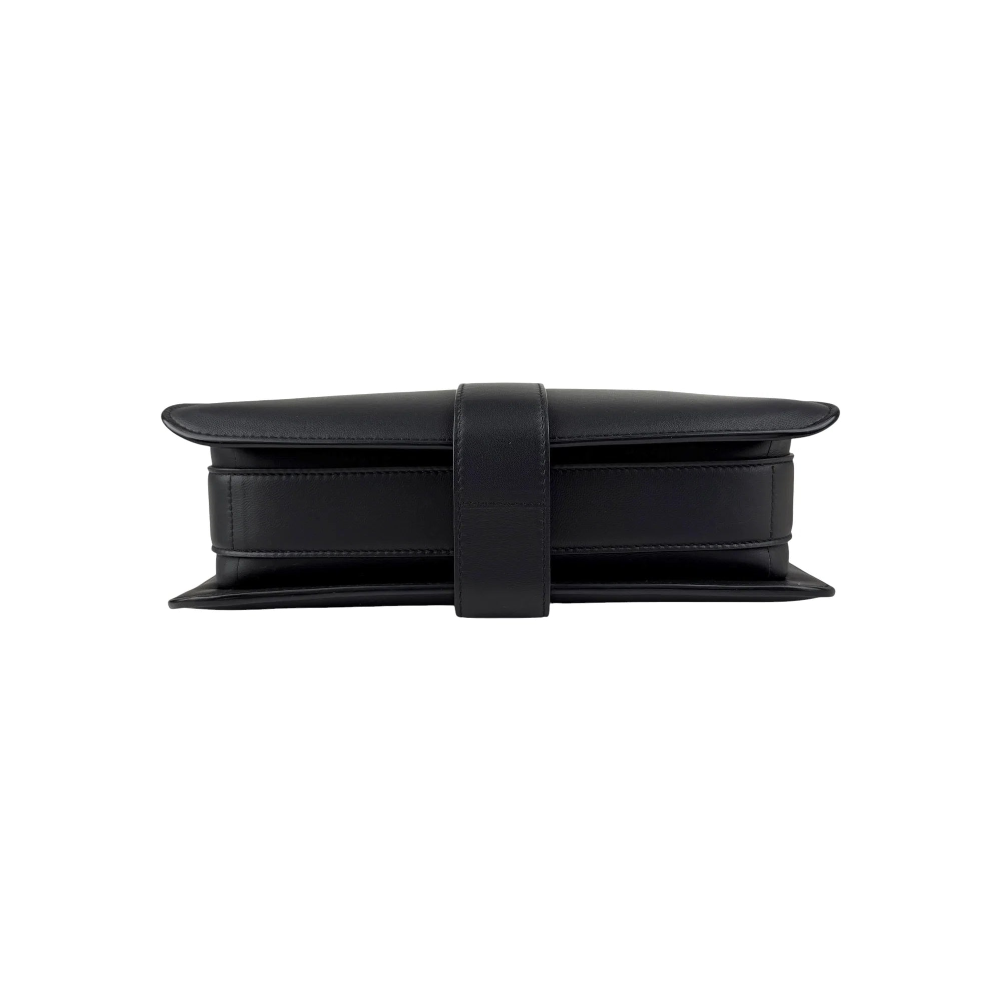 Bottega Veneta Marie Shoulder Bag Black Suede Leather Gold Hardware