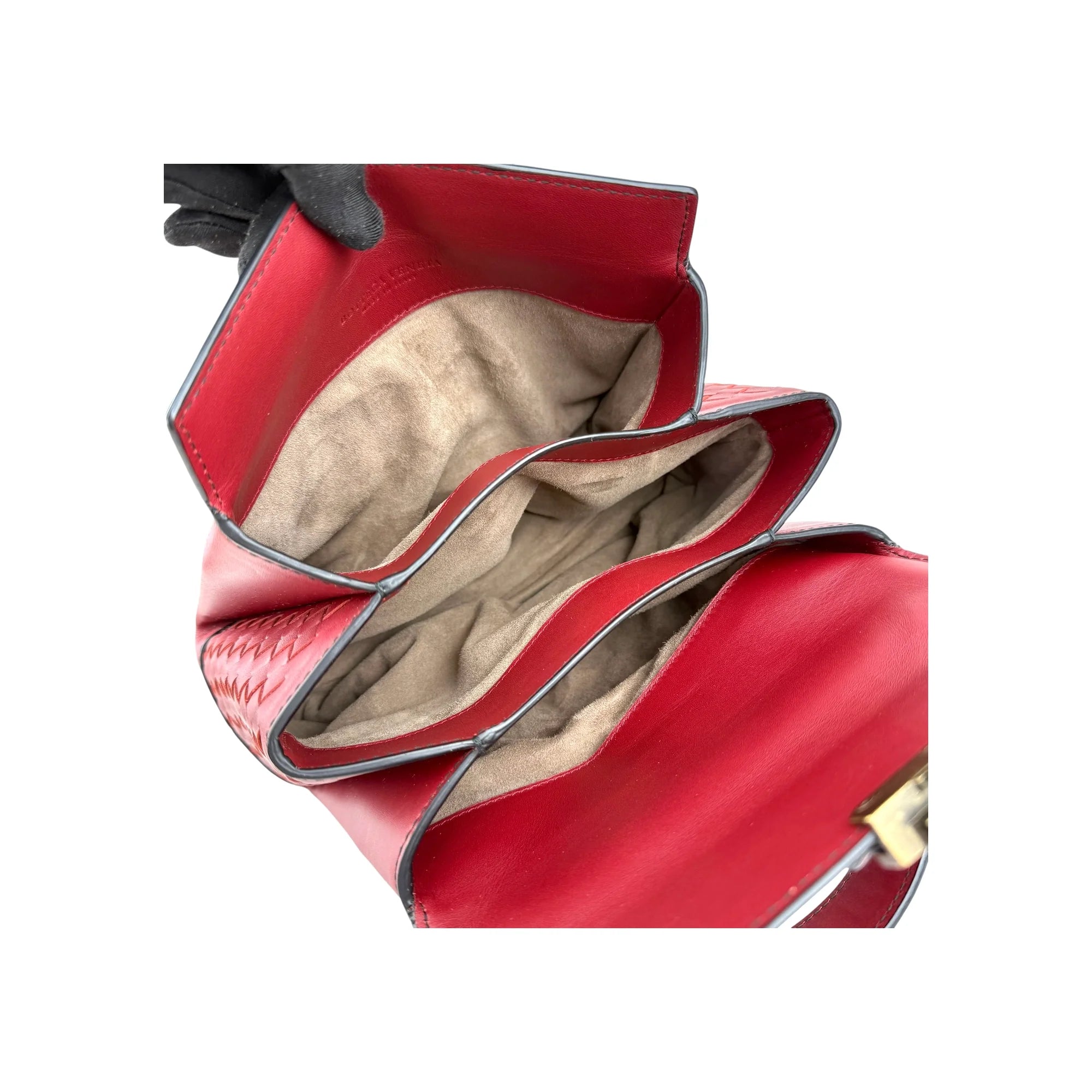 Bottega Veneta Piazza Leather Top Handle Bag